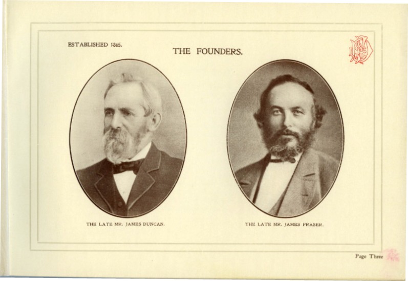 james duncan & james fraser 1919 booklet
